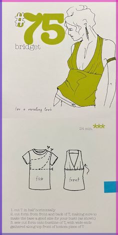 an advertisement for a women's tank top with the words, 75 degrees on it