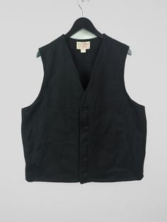 New! CC FILSON Men's Sz US 46 XL Black Wool Flannel Mackinaw Vest Style 10055AL was just added to eBay. Check it out! #eBay #eBaySeller Classic Fall Vest With Pockets, Classic Winter Vest With Snap Buttons, Cotton Vest With Snap Buttons For Work, Casual Wool Vest, Classic Fall Vest With Snap Buttons, Classic Black Cotton Outerwear, Classic Black Vest With Pockets, Black Cotton Vest For Work, Filson Mens