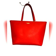 Kate Spade Cedar Street Large Harmony Tote That Fits A Lot Of Stuff. Very Fashionable And Makes A Statement. Beautiful Red And This Bag Is New With No Tags. The Handle Drop Is 8.5 Top Of Handles Down To Purse. Red Kate Spade Shoulder Bag For Formal Occasions, Kate Spade Red Shoulder Bag For Formal Occasions, Red Kate Spade Shoulder Bag For Everyday, Kate Spade Red Evening Bag, Kate Spade Red Formal Shoulder Bag, Kate Spade Red Shoulder Bag For Everyday, Everyday Red Kate Spade Shoulder Bag, Kate Spade Red Travel Bag, Red Kate Spade Bag For Shopping