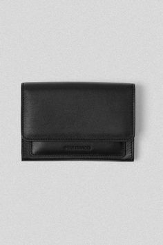 black leather wallet