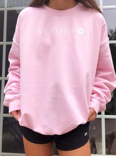 Light Pink Crewneck, Pink Crewneck Outfit, Pink Sweatshirt Outfit, Point Pleasant Beach Nj, Crewneck Outfit, Point Pleasant Beach, Light Pink Shirt, Pink Crewneck Sweatshirt, Point Pleasant