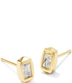 From Kendra Scott, the Fern Cyrstal Stud Earrings feature:Stud earrings Rhodium over brass metalPost closureApprox.: 0.33'' L X 0.18'' WImported. Boutique Trends, Kendra Scott Earrings, Handbag Charms, Crystal Stud Earrings, Gold Crystal, Stunning Earrings, White Crystal, Brass Material, Brass Metal