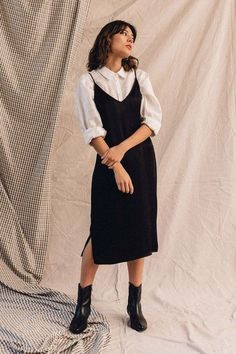 Inspiration Mode, Black Slip Ons, Looks Style, Office Outfits, Outfits Casuales, Modest Outfits