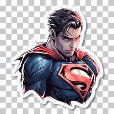 Superman Stickers, Label Image, Stickers Png, Free Png Downloads, Twitch Emotes, Sticker Ideas, Dc Comic, Photoshop Art, Man Of Steel