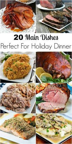 20 main dishes perfect for holiday dinner