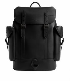 From COACH&#x2C; this backpack features:Glove-tanned leatherInside zip cell phone and multifunction pocketsInside laptop sleeveFits up to a 15" laptopDrawstring and snap closuresFabric liningTop handle with a 2.5" dropOutside snap pocketsAdjustable shoulder straps12 1/4" (L) x 16 1/2" (H) x 5 3/4" (W)LeatherSpot cleanImported. Coach Leather Rectangular Backpack, Coach Leather Satchel Backpack, Coach Leather Standard Backpack, Coach Leather Satchel Backpack For Travel, Classic Coach Travel Backpack, Coach Satchel Backpack For Travel, Classic Coach Backpack For Travel, Coach Backpack With Leather Backing, Coach Rectangular Leather Backpack For Travel