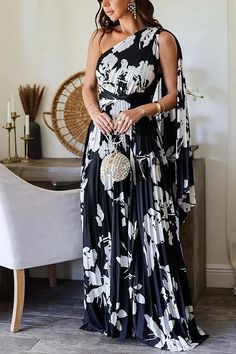 All Dresses Drape Maxi Dress, Dresses By Length, Loose Dress, Long Gown, Spring Dresses, Black Maxi Dress