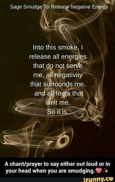 Releasing Negative Energy, Sage Smudging, Sage Smudge, Spiritual Cleansing, Wiccan Spells, Spells Witchcraft, Smudge Sticks, Spiritual Healing