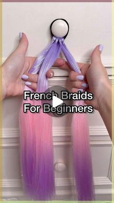 French Braided Hairstyles For Black Hair, French Braid Your Own Hair Step By Step, How To Do A Butterfly Braid, How To Make French Braids On Yourself, How To French Braid Toddler Hair, How To Braid Hair For Beginners Step By Step, Braiding In Hair Extensions, How To French Braid Your Own Hair Easy, French Braid Hack Simple