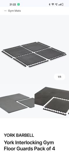 the new york interlocking gym floor guards pack of 4 is now available for purchase