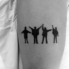 a black and white photo of people on the leg