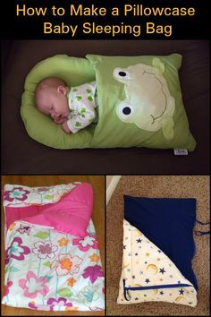 how to make a pillowcase for baby sleeping bag