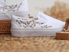 Embroidered Slip-on Sneakers For Summer, Summer Embroidered Slip-on Sneakers, Embroidered Sneakers For Spring, Spring Embroidered Sneakers, Spring Sneakers With Embroidered Round Toe, Spring Embroidered Sneakers With Round Toe, Spring Embroidered Round Toe Sneakers, Embroidered Closed Toe Sneakers For Spring, Spring Floral Embroidered Round Toe Sneakers