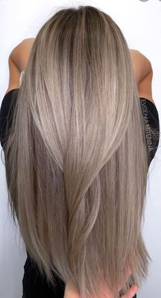 Ash Blonde Hair Color Ideas, Ash Blonde Hair Balayage, Ashy Blonde Hair, Straight Long Hair, 30 Hair Color, Beige Blond, Ash Blonde Hair Colour, Beige Hair, Gorgeous Hair Color