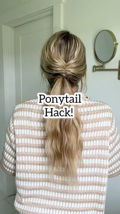 Instagram Ponytail Hack, Low Bun Updo, Low Cut Shirt, Bun Updo, Updo Styles, Charli Xcx, Quick Hairstyles, Braided Ponytail, Have You Tried