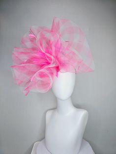 Local delivery and drop off available for $55 In LOUISVILLE thurs 5/2 and fri 5/3 only. Add shipping upgrade at checkout. Confirm availability before purchase!!  From the 2024 Featured Milliner of the Kentucky Derby Museum  Gorgeous Kentucky Derby hat fascinator  kentucky derby fascinator hat large gingham pink plaid crinoline pouf with branching bright pink feathers adjustable inseam standard approx 23 inches  I can probably add feathers, flowers etc to existing hats for a small fee. I cannot remove anything from existing hats. Just message me and see if we can make it work! :) I cannot make custom order from scratch. My schedule is unfortunately too crazy :( *All hats are sold as displayed. No returns do to nature of product (headwear) Of course do not hesitate to contact me with any iss Pink Feathered Fascinator For Kentucky Derby, Spring Mini Hats In Pink With Feathers, Spring Pink Mini Hats With Feathers, Whimsical Pink Fascinator For Summer, Summer Pink Feathered Fascinator, Pink Summer Fascinator With Feathers, Summer Pink Fascinator With Feathers, Summer Pink Feather Fascinator, Pink Mini Hats With Feathers For Spring