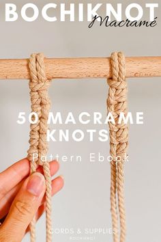 Learn 50 Macrame Knots! 🌟

Transform your crafting skills with our step-by-step macrame ebook. Learn 50 knots to create beautiful designs. Perfect for beginners and pros. Download now!

📚 Download the Ebook!

#Macrame #Crafts #DIY #Handmade #Ebook Macrame Crafts Diy, Chinese Crown, Hypnotic Spiral, Knot Guide, Macrame Crafts, Types Of Knots, Knots Guide, Macrame Supplies