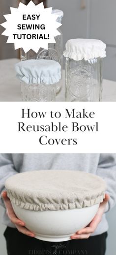 how to make reusable bowl covers