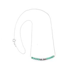 The Lexington – Turquoise & Co. Genuine Turquoise, Silver Jewelry, Turquoise, Bar, Sterling Silver, Silver