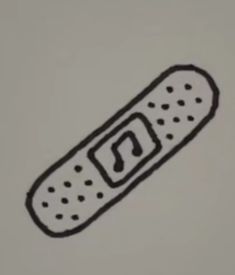 a black and white drawing of a nintendo wii controller with the letter n on it