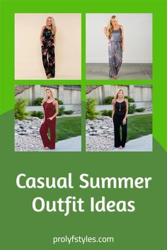 Our cute sleeveless jumpsuits are fashionable attire for a classy summer look. These stylish clothes are perfect for any semi-formal event. They'll let you shine at a music festival, in the midst of a concert crowd, on a warm sunny day, or anywhere where your outfit has to make an impression! Free your body from the uncomfortable and outdated clothes with these stylish casual ultra-wide leg jumpsuits for women. Slip on this luxurious jumpsuit for instant style and easy effortless wear. Cheap Summer Printed Jumpsuits And Rompers, Cute Church Outfits, Summer Jumpsuit Casual, Casual Brunch Outfit, Concert Crowd, Summer Jumpsuit, Jumpsuit Dressy, Casual Styles, Summer Work Outfits