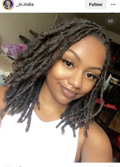 Comb Coils Vs Two Strand Twist Locs, Future Dreads, Medium Size Locs Black Women, Large Locs, Feminine Locs, Loc Nation, Natural Hair Haircuts, Loc Hairstyles