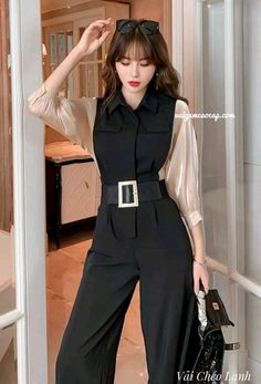 Outfit Celana, 파티 드레스, Korean Casual Outfits, Korean Fashion Dress, Elegante Casual, Classy Work Outfits, Stylish Work Outfits, Modest Fashion Outfits, Professional Outfits