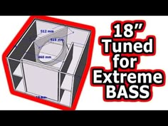 the instructions to build an extreme bass cabinet