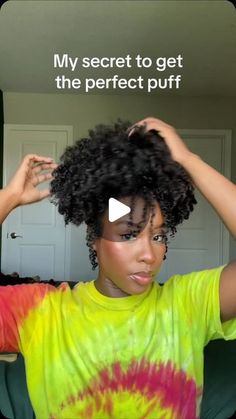 Kyla on Instagram: "Customizing the size of the elastic helps to make it as big or as small as you want #type4hair #hairpuff #highpuff

@cantubeauty hook elastics" Big Puff Hairstyles Black Women, 4c Natural Hairstyles With Bangs, Puff With Bangs Natural Hair, Curly Puff Natural Hair Black, Cute Puff Hairstyles Natural Hair, 4c High Puff, High Puff With Bangs, Low Puff Natural Hair, High Puff Natural Hair 4c