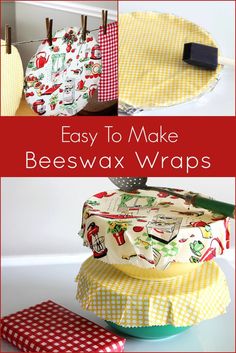 easy ways to make beeswax wraps