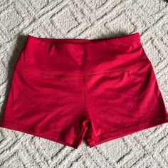 Red Gym Shorts, Amazon Pants, Fitness Wear Outfits, Red Shorts, Cute Simple Outfits, Athletic Shorts, Cute Casual Outfits, Simple Outfits