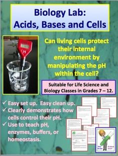 a poster with information about the biology lab and its benefits in teaching children how to use it