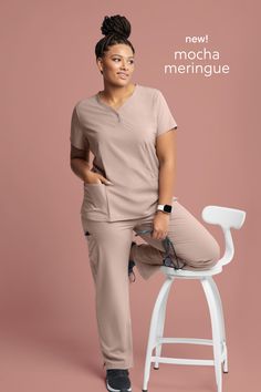 Elevate your everyday uniform with our Mocha Meringue Easy Stretch Medical Scrubs! Crafted with comfort and style in mind, these scrubs offer a flexible fit that moves as you do. Their rich, mocha meringue hue adds a touch of sophistication to your look. Experience the perfect blend of durability and softness. Ideal for healthcare professionals who desire a touch of style to their attire. Upgrade your workwear today at UniformAdvantage.com! Everyday Uniform, Nurse Aesthetic, Scrub Sets