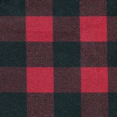 a red and black checkered fabric