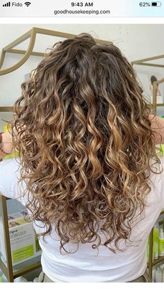 Brunette Balayage On Curly Hair, Highlights On Light Brown Hair Curly, Balayage On Brown Curly Hair, Wavy Hair Lowlights, Curly Brunette Highlights, Natural Highlights For Brown Hair Curly, Brown Curls With Blonde Highlights, 2c Curly Hair Highlights, Curly Hair Light Brown Highlights