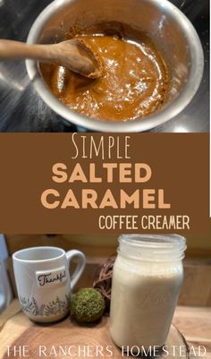 homemade salted caramel coffee creamer recipe