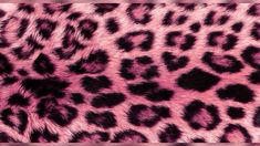 an animal print pattern is shown in pink and black colors on the skin of a cheetah