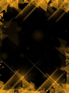 an abstract black and yellow background with triangles