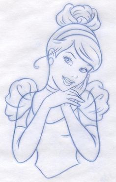 a drawing of a woman with her hand on her face and hands clasped to her chest