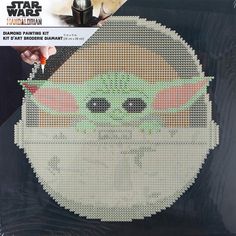 the child yoda star wars cross stitch pattern kit