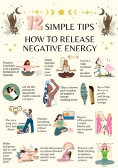 Cleanse Self Of Negative Energy, Spiritual Health Ideas, How To Give Off Positive Energy, How To Get Positive Energy, Release Negative Energy Affirmation, How To Block Negative Energy, How To Spiritually Cleanse Yourself, How To Cleanse Energy, How To Cleanse Negative Energy