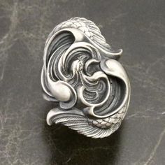 made by Dualflowphoenixbirdanimalsilver ringmade in JAPANif you want other ring gauge please contact us. Gothic Ring, Phoenix Bird, Goth Jewelry, Gothic Rings, Small Rings, Dream Ring, Jewelry Inspo, Silver Band, Rings Statement