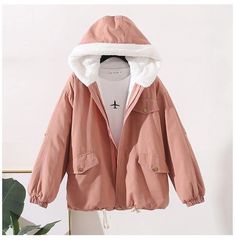 Wool Coat Women, Really Cute Outfits, Cotton Pads, Padded Jacket, Wool Coat, Coats For Women, Rain Jacket, Length Sleeve, Cute Outfits