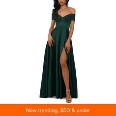 in stock Dresses Dark Green, Dark Green Bridesmaid Dress, Prom Outfits, Gowns Online, Satin Gown, Review Dresses, Unisex Baby Clothes, Bridesmaids Dresses, Set Outfit