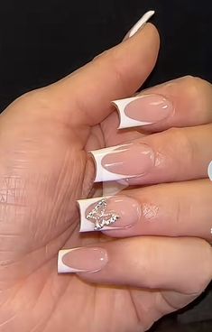 Chav Nails Acrylic, Acrylic Nail Designs Classy, Fake Nails Designs, Blush Nails