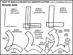 how to build a wildstyle graffiti letter