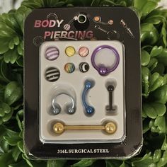 All Body Piercing Jewelry Available In My Closet Is Brand New! Has Never Been Worn! 11pc Custom Body Piercing Pack 5 Differnt Body Piercing Rings -Tongue Ring Is 14g, Other 4 Piercings Are 16g -All Body Piercings Are 316l Grade Surgical Steel Also Included- 6 Random Colored Acrylic Internally Threaded Balls. 4 Piercings, Pear Engagement Ring Halo, Piercing Rings, Tongue Ring, Luxury Wedding Rings, Dainty Wedding Ring, Marquise Diamond Engagement Ring, Fashion Rings Silver, Colored Acrylic