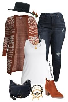 Plus Size Cold Weather Outfits with Walmart - Alexa Webb Dresses For Healthy Women, Plus Size Cold Weather Outfits, Trendy Plus Size Outfits, Alexa Webb, Plus Zise, Plus Size Winter Outfits, Plus Size Boho, Plus Size Fall Outfit, Plus Size Fall Fashion