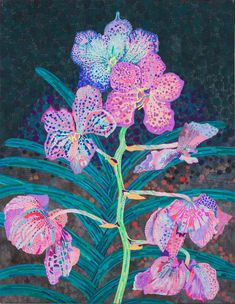 Yuko Kurihara, Tropical Rain Forest, Rain Forest, Plant Art, Flower Plant, Tropical Flowers, Art Paint, Botanical Art