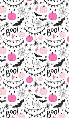 halloween pattern with bats and pumpkins